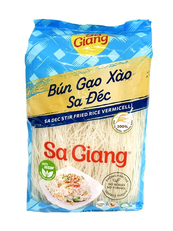 Spaghetti di riso vietnamiti Bùn Gao Xào Sa Déc - Sa Giang 200g.